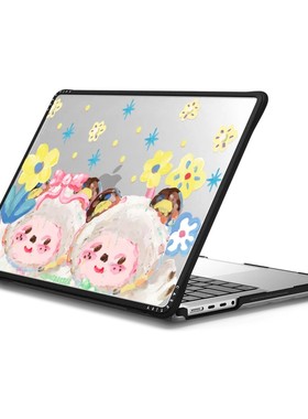 CASETiFY艺术家Slowcoaster软萌毛茸电脑笔记本保护套适用苹果MacBook Pro16壳14/13寸Air13防摔15寸M1/2/3/4
