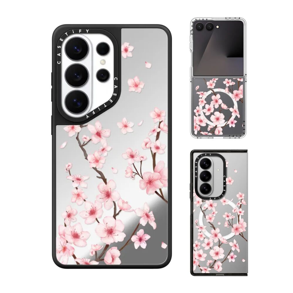 樱花盛开CASETiFY三星磁吸手机壳