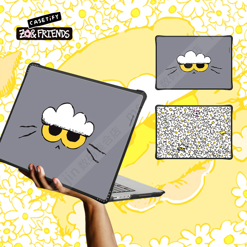 CASETiFY联名权志龙ZO&FRIENDS电脑笔记本保护套适用苹果MacBook Pro16/14/13寸Air13防摔15寸M1/2/3/4壳潮牌