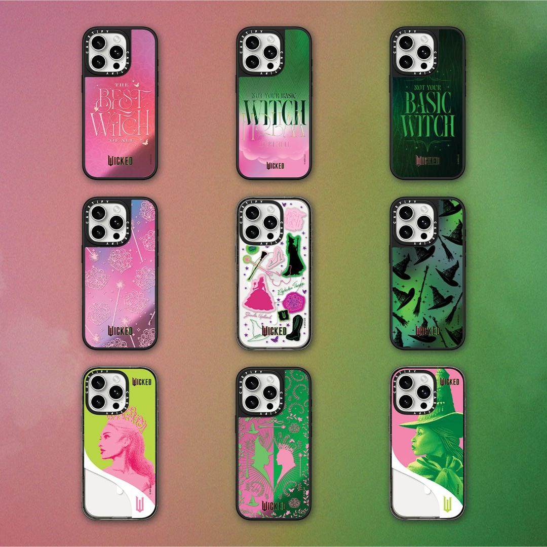 现货魔法坏女巫联名CASETiFY磁吸手机壳适用苹果iPhone17ProMax镜面16Plus保护套15限量14电影13奥兹王国奇幻