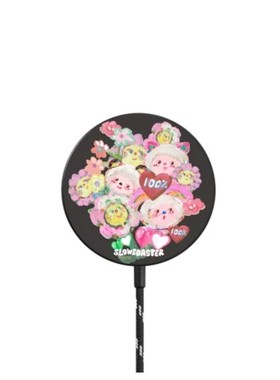 CASETiFY艺术家Slowcoaster软萌毛茸磁吸式充电器/垫/2合1座适用苹果手机耳机Magsafe兼容创意无线防滑盘潮牌