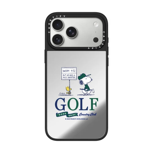 现货CASETiFY联名Peanuts史努比高尔夫手机壳适用苹果iPhone17Pro/Max/Air/16/15/14/13镜面磁吸保护套Snoopy