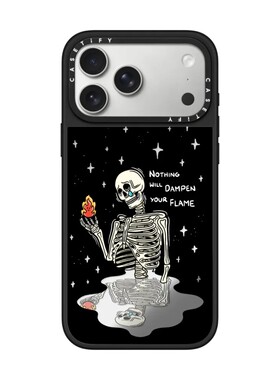 现货CASETiFY艺术家Sadskelly火焰与泪水手机壳适用苹果iPhone17ProMax/Air/16/15/14/13Plus磁吸保护套潮牌