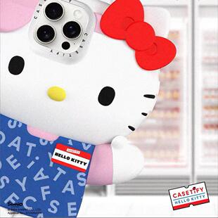 CASETiFY联名Hello Kitty掌柜珍藏版3D手机壳适用苹果iPhone15Pro/Max三丽鸥家族卡通甜美可爱凯蒂猫50周年潮