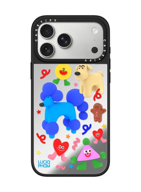 现货CASETiFY艺术家Lucia Pham散步时间手机壳适用苹果iPhone17ProMax/Air/16/15/14/13Plus镜面磁吸保护套潮