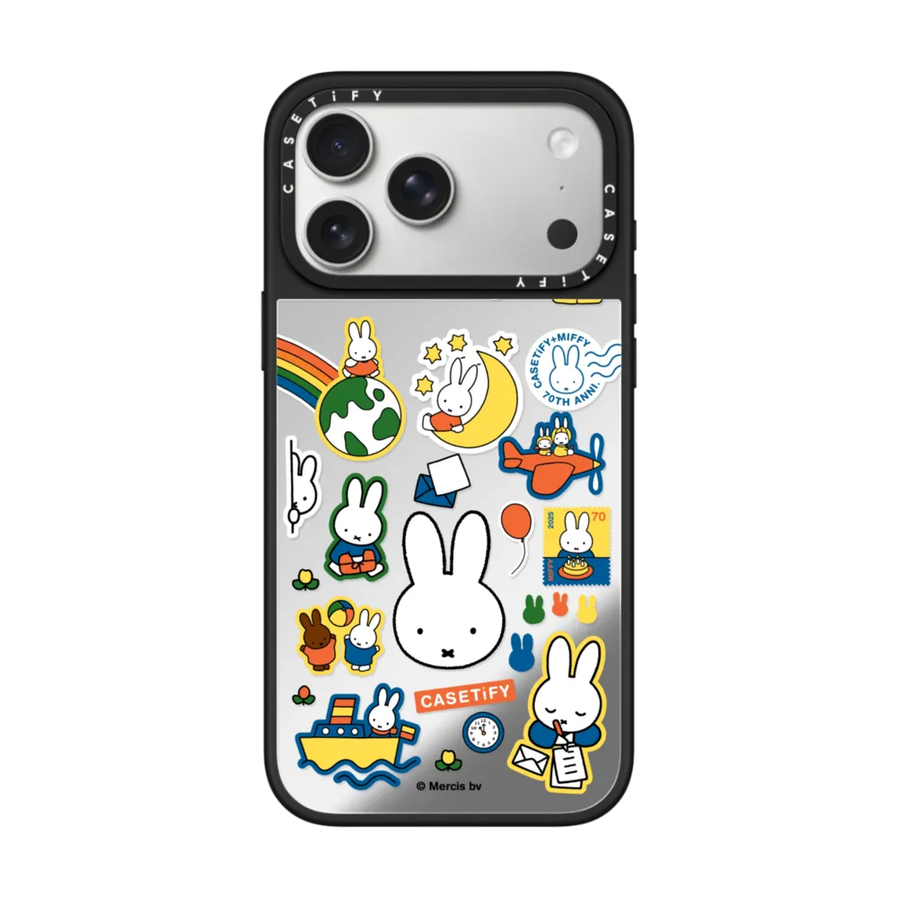 现货CASETiFY联名Miffy米菲70周年邮票拼贴手机壳适用苹果iPhone17ProMax/16/15/14/13Plus磁吸Air镜面保护套