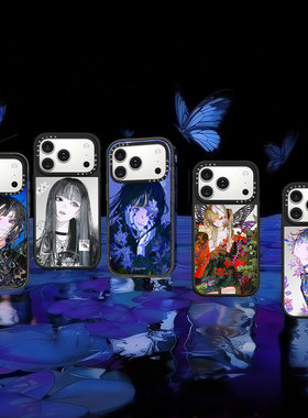 现货CASETiFY韩国艺术家John Kafka繁花少女唯美梦幻手机壳适用苹果iPhone17ProMax磁吸手机壳16/15/14保护套