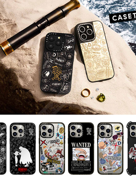 现货航海王ONE PIECE联名CASETiFY镜面磁吸手机壳适用苹果iPhone17ProMax保护套16Plus/15/14/13防摔限量草帽
