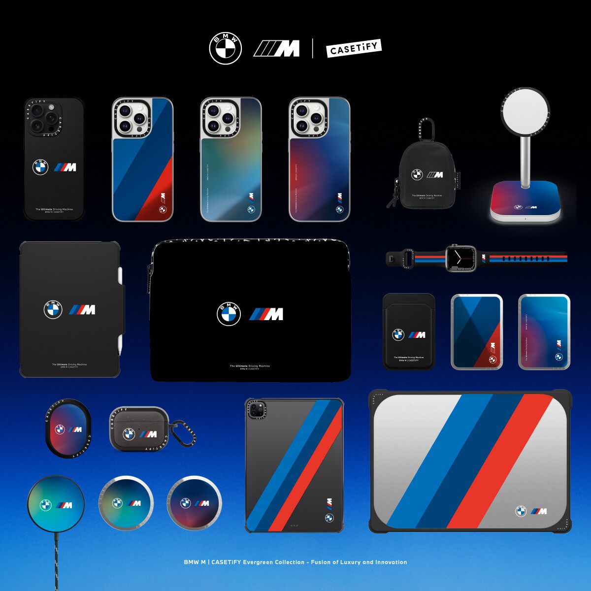 现货宝马BMW联名CASETiFY手机壳适用苹果iPhone17Pro/Max/16/15/14/13Plus镜面磁吸保护套高级感奢品限量潮牌