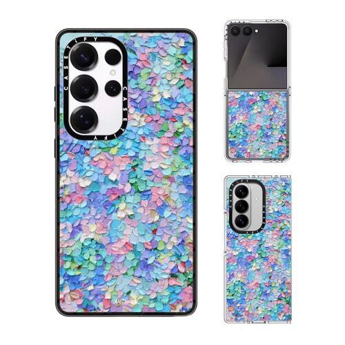 粉彩花瓣CASETiFY三星手机壳厚涂