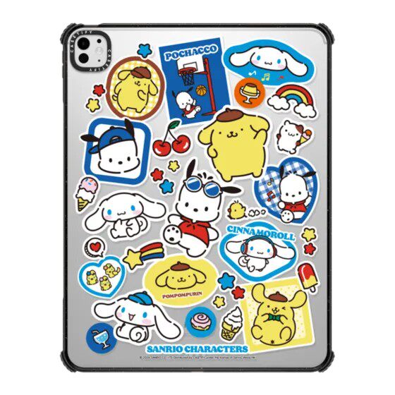 CASETiFY联名三丽鸥萌犬伙伴平板电脑保护套适用苹果iPad10.9Pro13/12.9/11寸Air4/5代M2/3/4防摔壳mini6潮牌