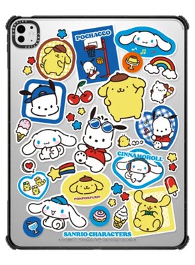 CASETiFY联名三丽鸥萌犬伙伴平板电脑保护套适用苹果iPad10.9Pro13/12.9/11寸Air4/5代M2/3/4防摔壳mini6潮牌