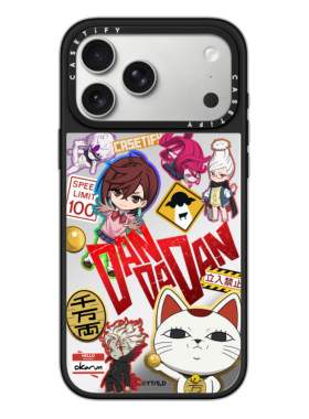 现货CASETiFY联名DAN DA DAN胆大党贴纸定制款手机壳适用苹果iPhone17ProMax磁吸Air保护套16/15/14/13卡通潮