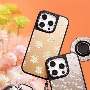 Mini镜面磁吸手机壳花卉潮 现货flower Plus world系列CASETiFY雏菊芳香适用苹果iPhone16ProMax