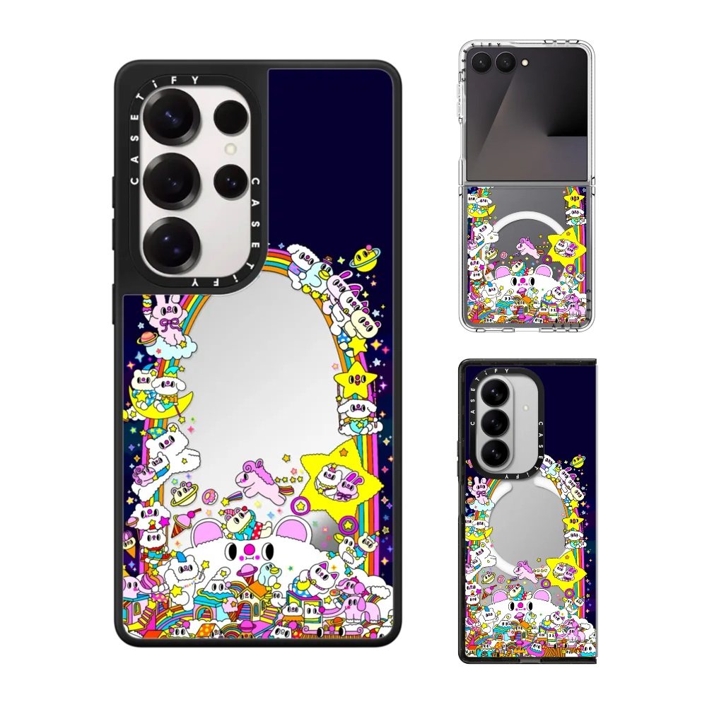 现货CASETiFY艺术家Messy Desk云熊奇境手机壳适用samsung三星S25/S24Ultra+Z Flip/Fold7/6/5磁吸保护套卡通,3C数码配件,手机保护套/壳,淘宝优惠券,粉丝福利购,淘宝优惠卷