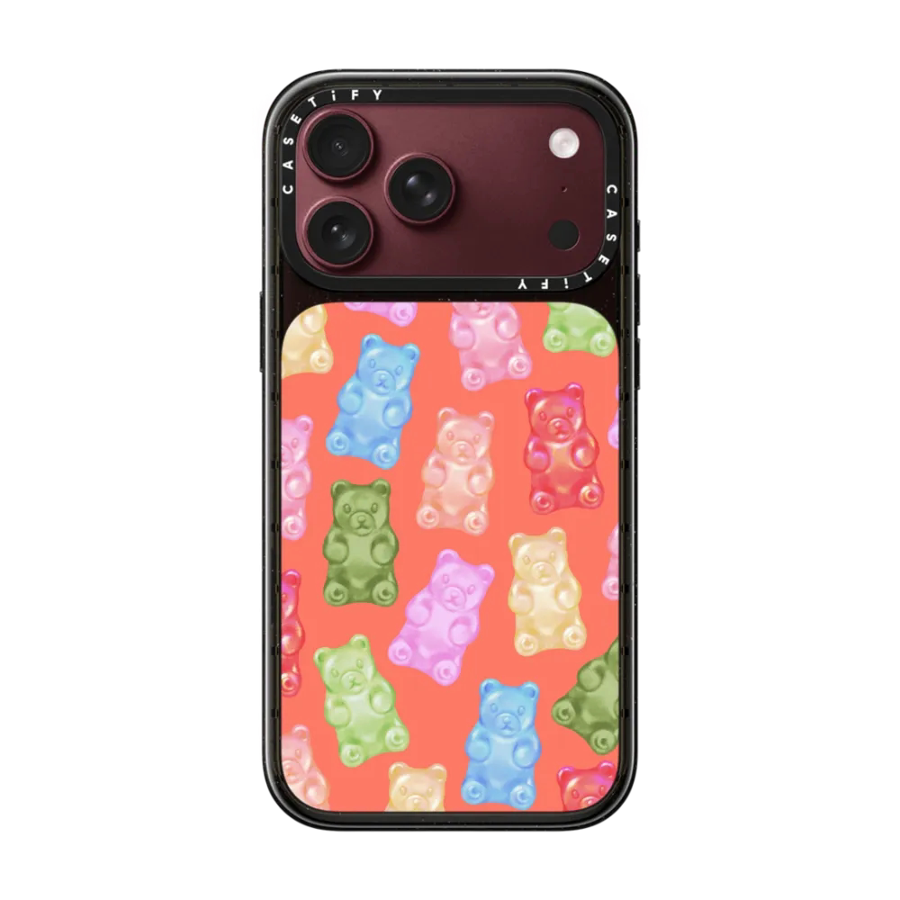 CASETiFY果冻小熊软糖-血橙色18p