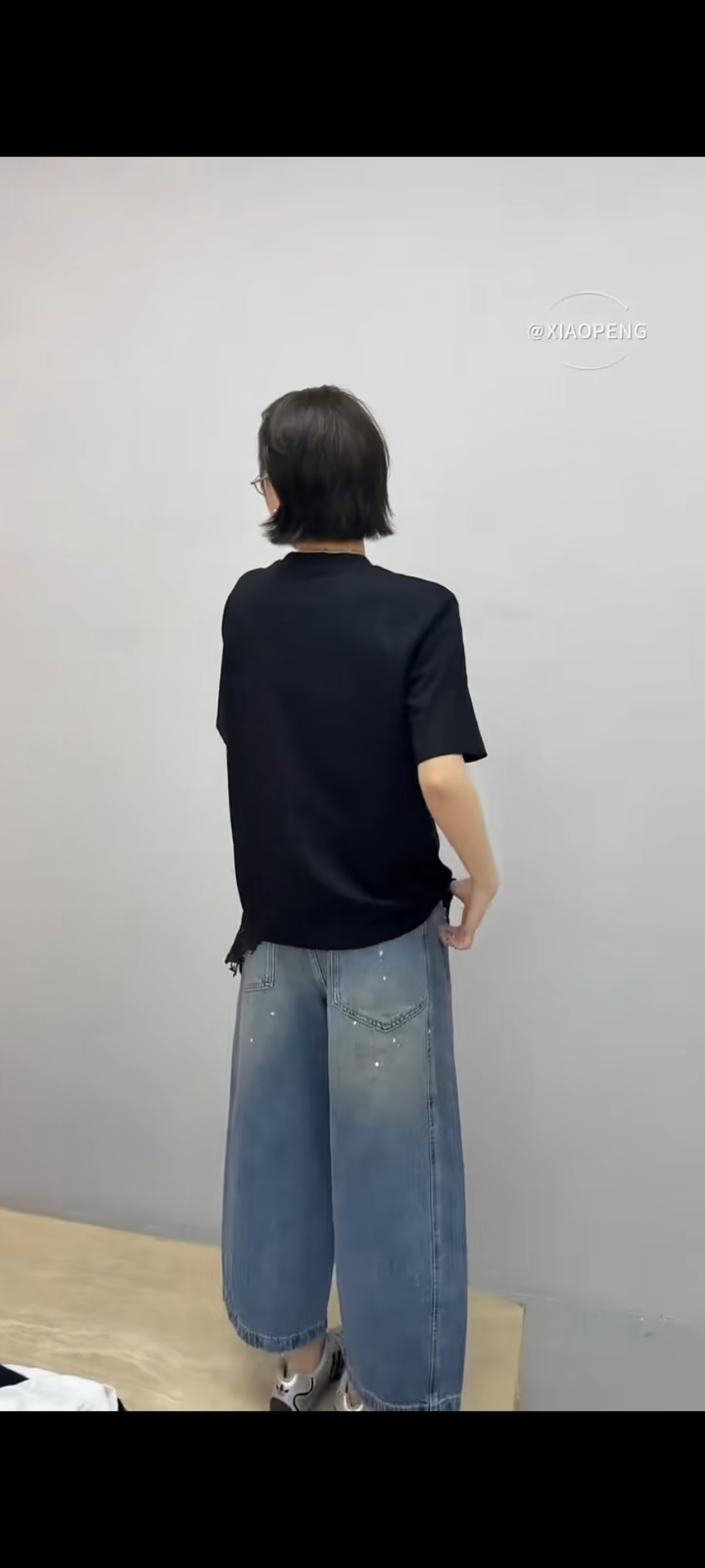 南油YYGAGA欧货2026早秋款欧韩拼蕾丝宽松休闲减龄显瘦短袖T恤女