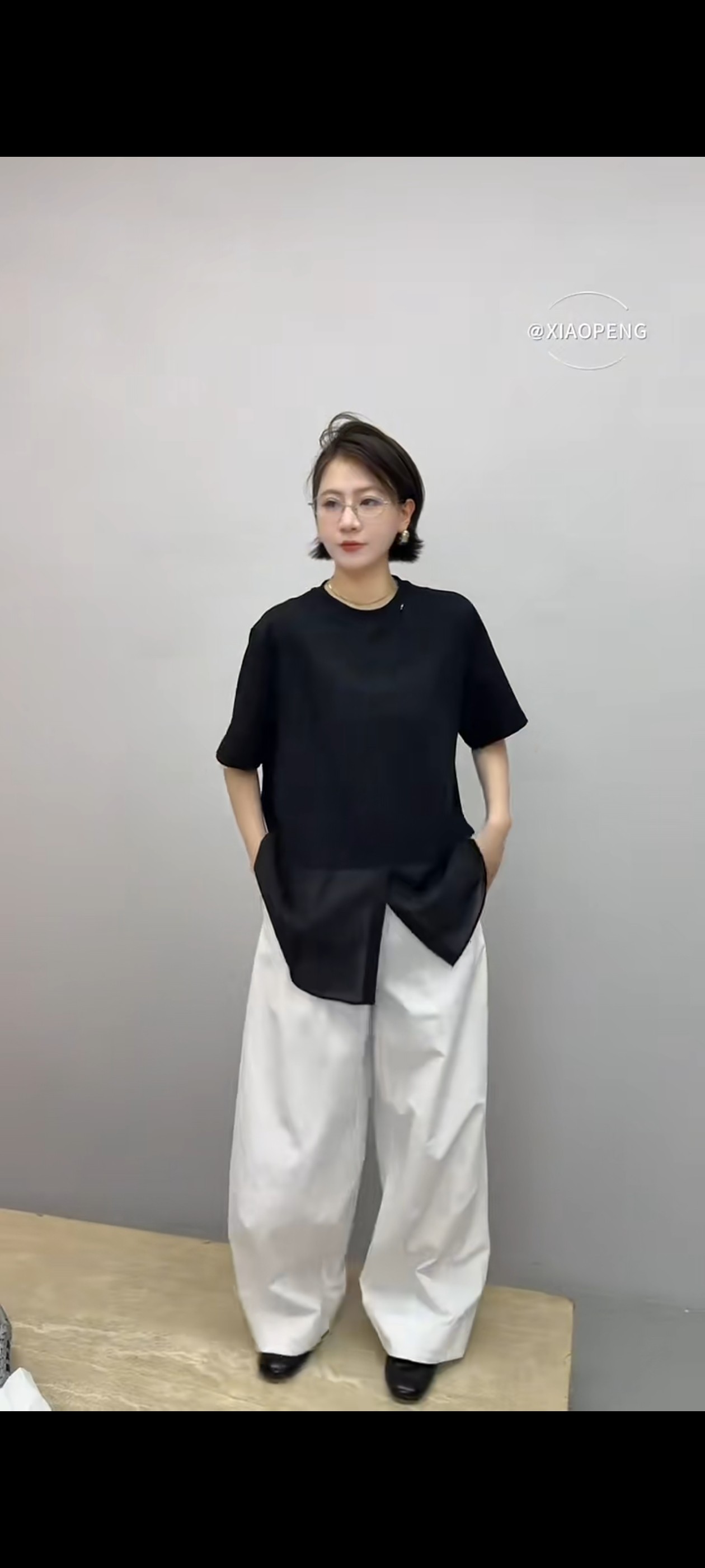 南油YYGAGA欧货2026早秋款欧韩拼蕾丝宽松休闲减龄显瘦短袖T恤女