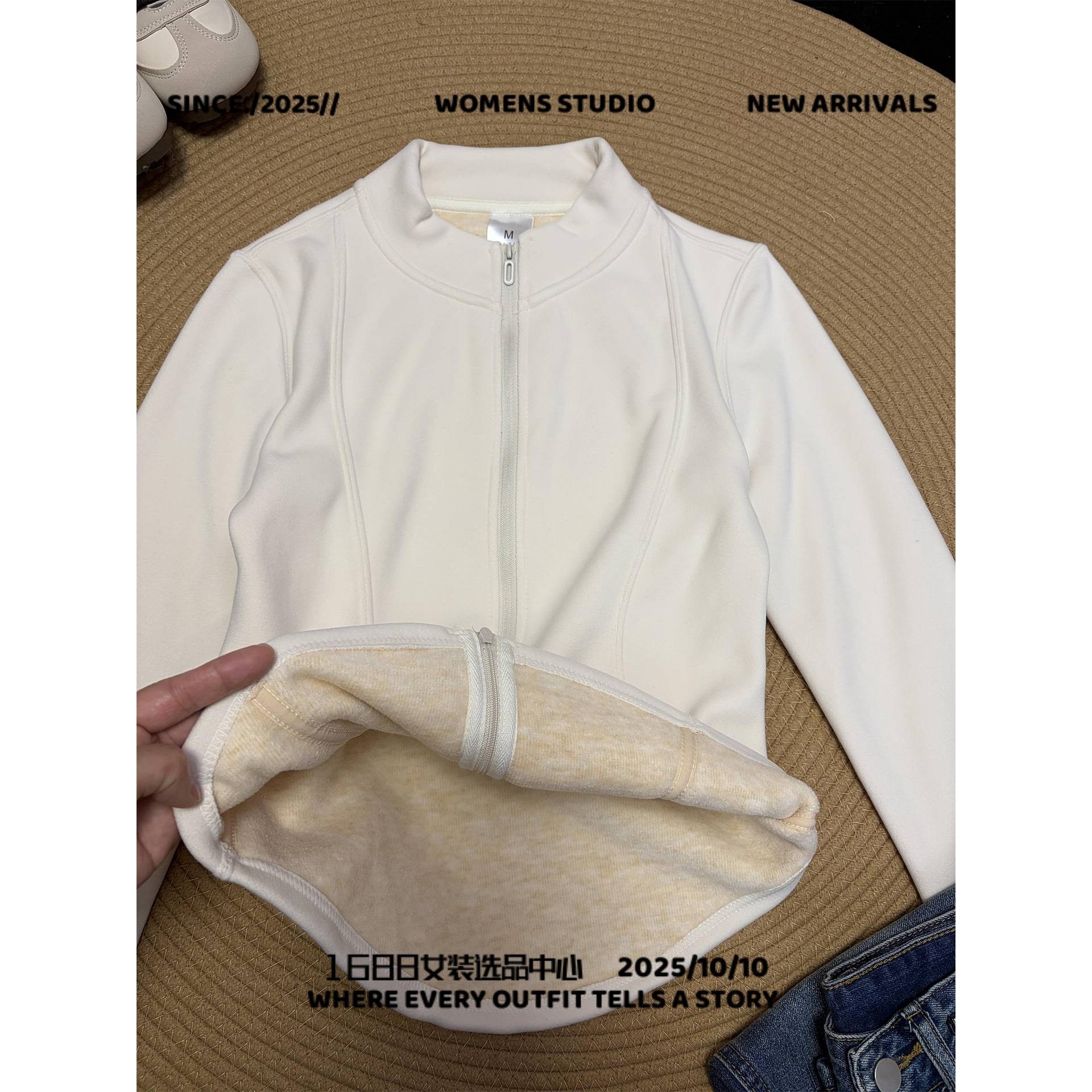 苏州东展羽绒服饰中长款外套女秋冬修身冲锋衣内胆女款加绒加厚双