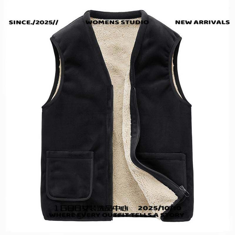 独登恒创羽绒服中老年马甲男银狐绒坎肩冬加绒爸爸背心羊羔绒保暖,男装,常规马甲,淘宝优惠券,粉丝福利购,淘宝优惠卷