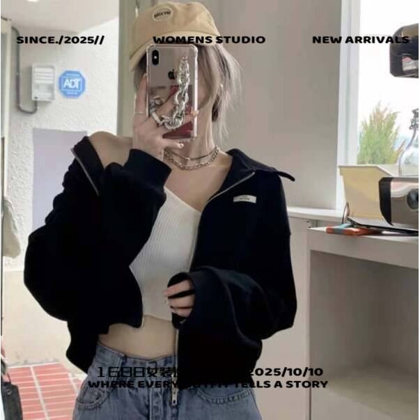 杭州四季青中老年女装拉链运动外套女装春季秋款韩版开衫宽松小心