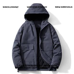 台州三门男款冲锋衣+打样生产加厚棉服冬季软壳冲锋衣男士户外夹