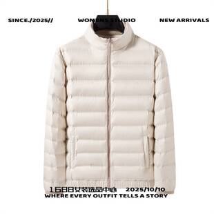 上海嘉乐服装轻薄羽绒服男士秋冬季保暖新三防排骨外套女冲锋衣羽