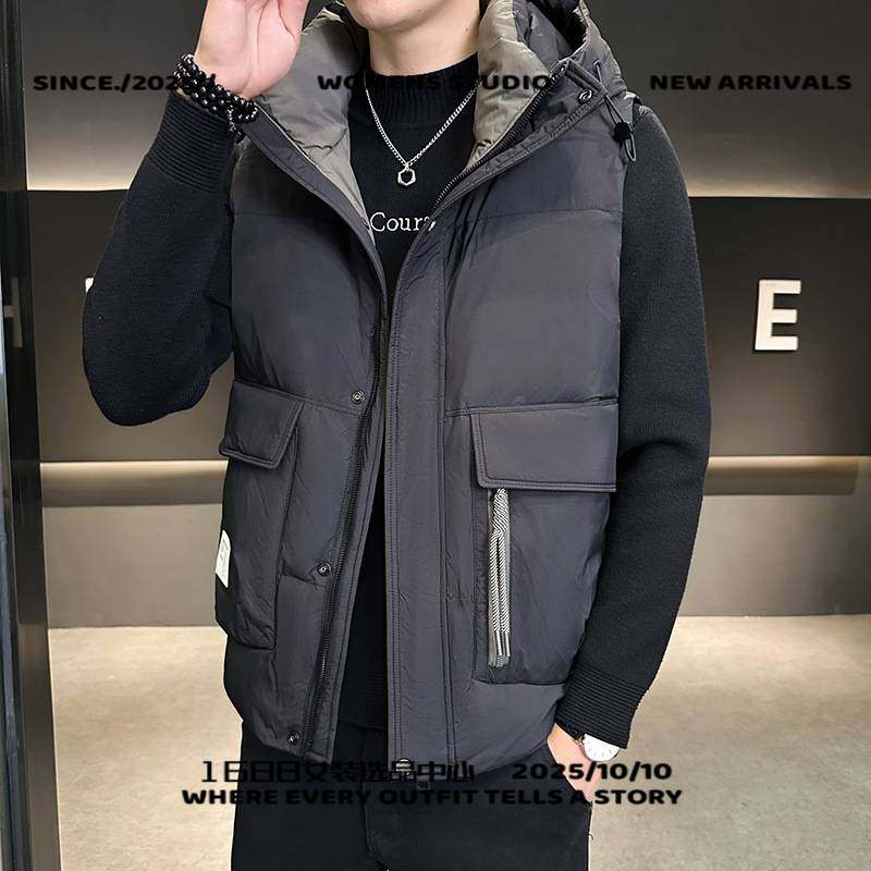 江苏特别特女士羽绒服工装马甲男秋冬季连帽加厚保暖坎肩无袖背心,男装,常规马甲,淘宝优惠券,粉丝福利购,淘宝优惠卷