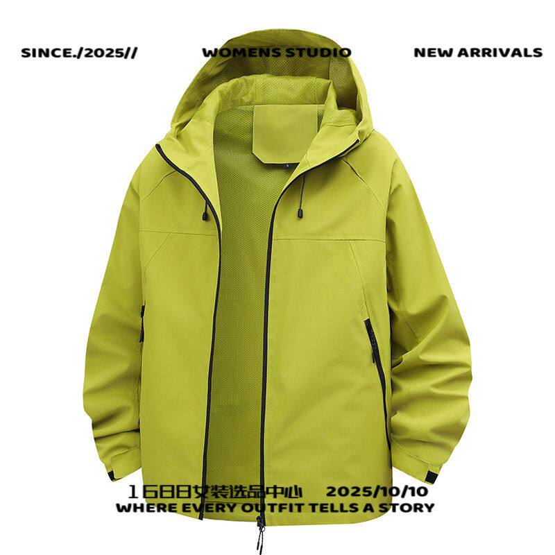 昆山开乐夫冲锋衣新户外冲锋衣男春秋运动户外时尚情侣款登山服防