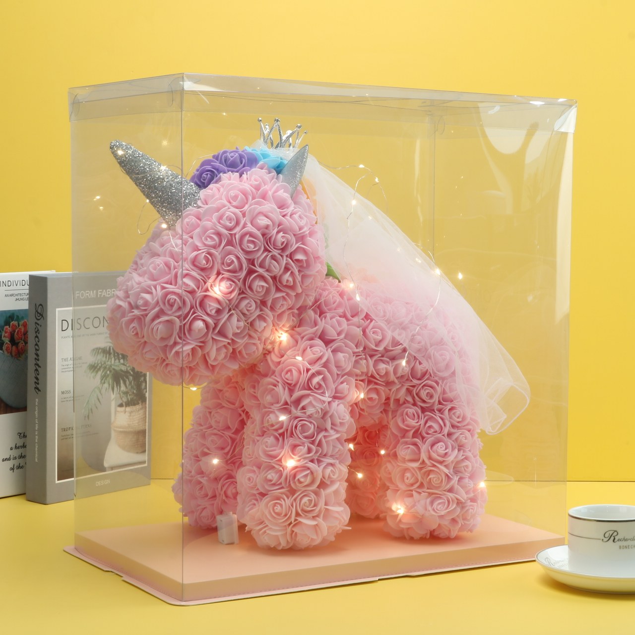 慕雪永生花独角兽生日礼物