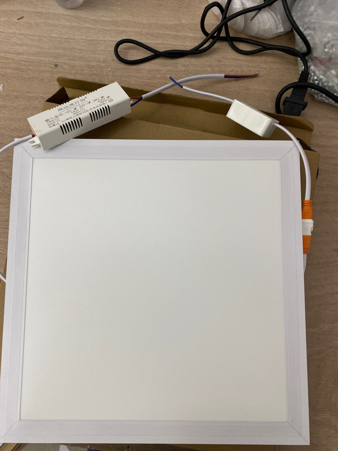 吸顶灯船用直流24V220V两用灯交流12v平板灯透镜灯条光源30X30X60