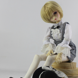 bjd衣服 sd娃娃衣服四分三分日常短裙装浅紫娃衣23161