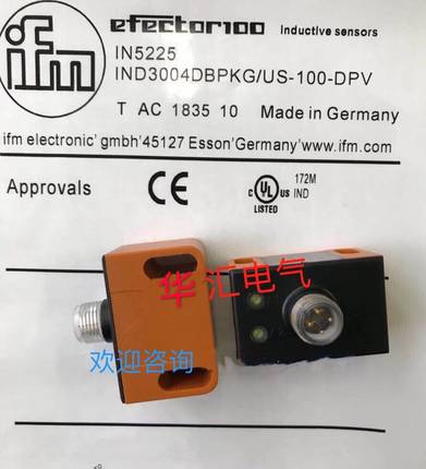 现货IN5230 IN-3002-BPKG/AS-610-T全新易福门接近开关传感器议价