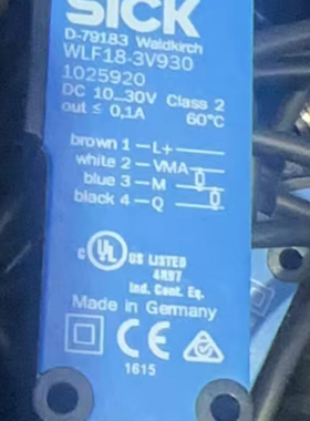 WTF18-3V910 1025906 WLF18-3V930 1025920 原装询价WL18-3P430