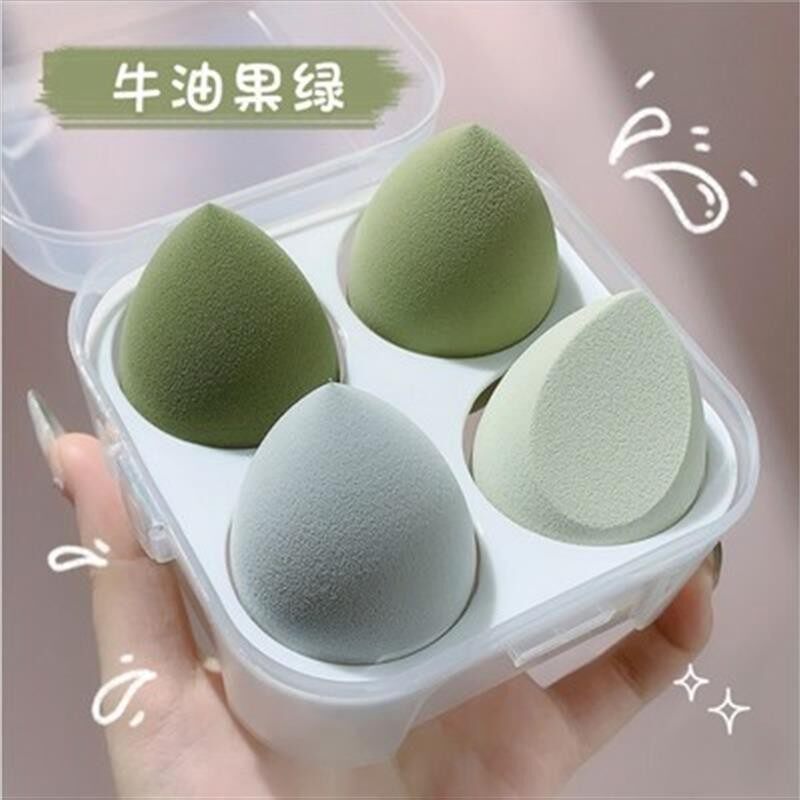 4PC Beauty Makeup Applicator Foundation Blender Buffer Spong
