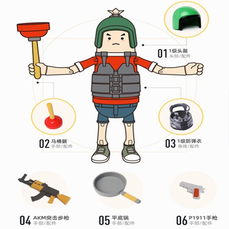 香肠派对手办人偶玩具兵人偶模型动漫玩具游戏周边原味可动潮玩x