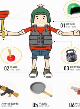 香肠派对手办人偶玩具兵人偶模型动漫玩具游戏周边原味可动潮玩x
