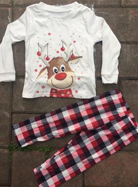 Matching women kids christmas men family clothes pajamas set