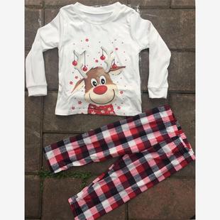 Matching women kids christmas men family clothes pajamas set
