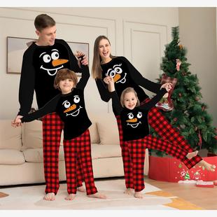 christmas women Outfits men kids pajamas set family clothes