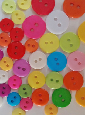 Kids Sewing Buttons Plastic Clothes Tools 6/9/11/13/15/20MM