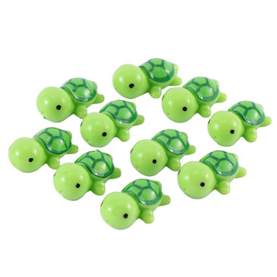 10 Pcs Mini Turtle Miniature Figurines Dollhouse Bonsai Gard