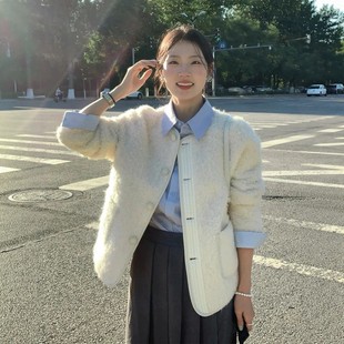 皮毛一体羊羔绒外套女2025年冬季新款洋气百搭通勤软糯毛茸茸上衣