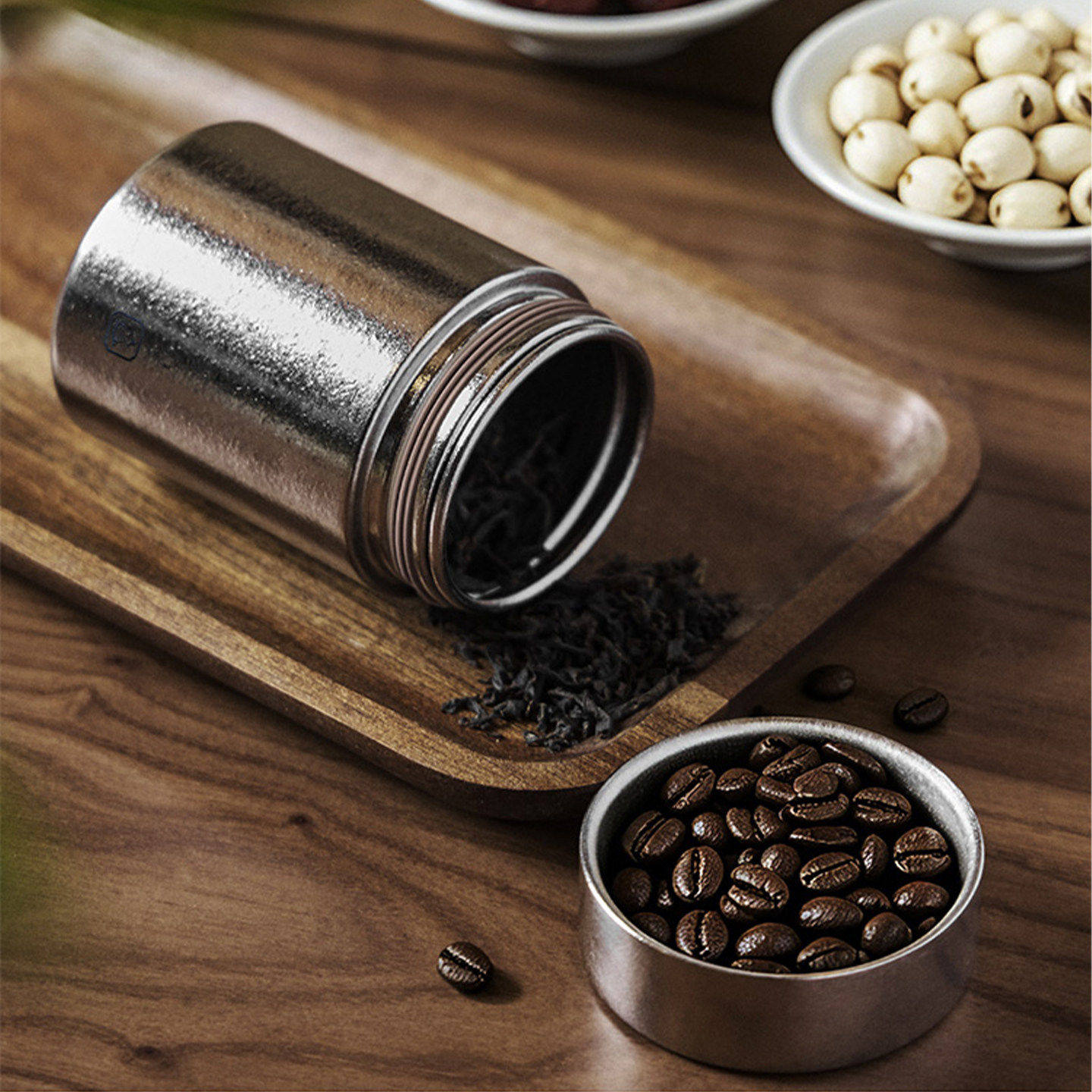 冯唐99%纯钛mini茶叶罐270ML