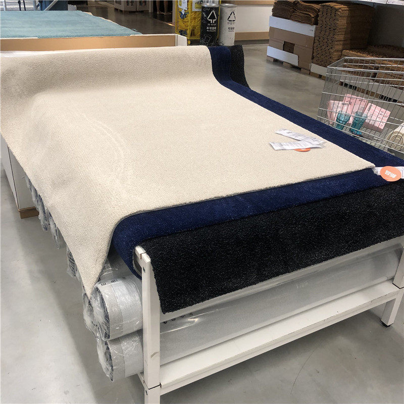 纯色简约短绒紧密地毯IKEA/宜家