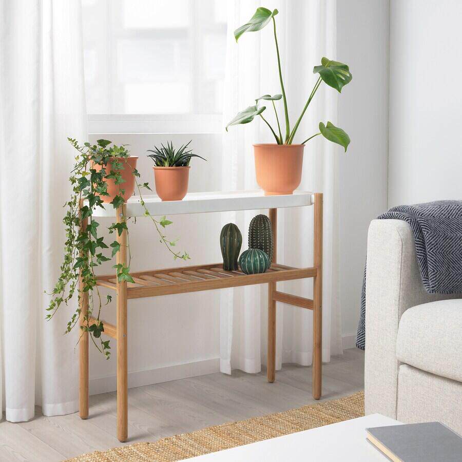IKEA宜家植物架阳台花架花几