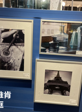 IKEA宜家简约金属边框画框相框