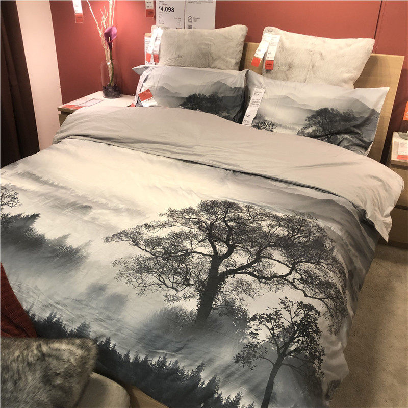 IKEA罗森略克诗意风景画宿全被套