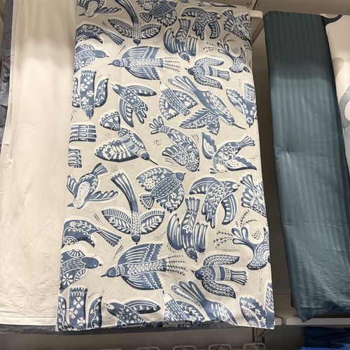 IKEA宜家 比特夏达 被套和枕套清新春意小鸟燕子图案床上温馨被罩