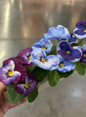 IKEA宜家  菲卡 人造盆栽植物紫罗兰仿真花家居公司装饰人造假花